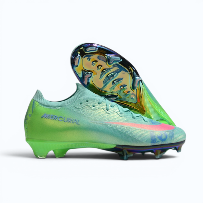 Nike Air Zoom Mercurial Vapor 15 Elite FG – Speed Football Boots (Green Iridescent)