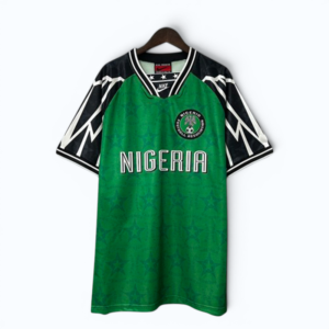Nigeria Retro Jersey – Green & Black Limited Edition