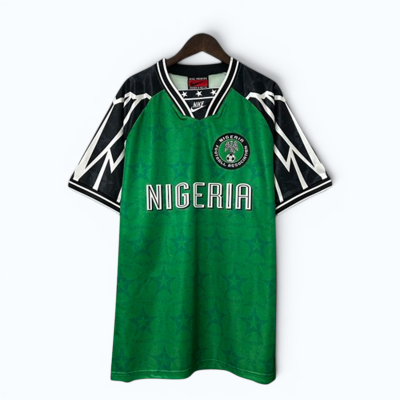 Nigeria Retro Jersey – Green & Black Limited Edition