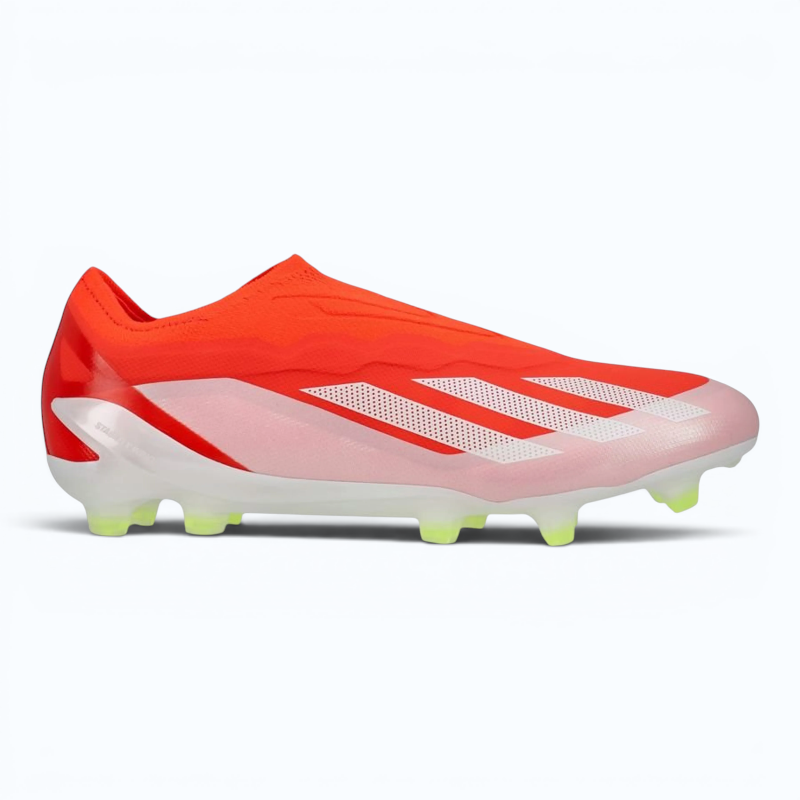 Adidas X Crazyfast+ FG – Speed Football Boots (Red White Laceless)