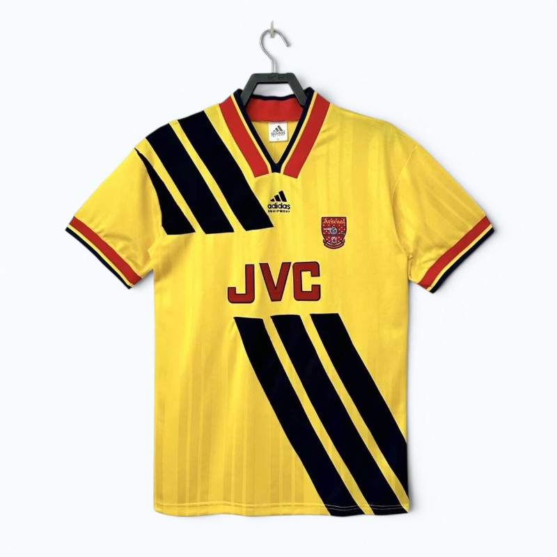 Arsenal Retro Away Jersey – Yellow JVC Edition