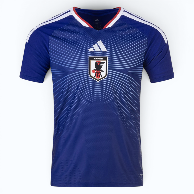 Japan Home Jersey – Blue Wave Pattern (National Team Football Jersey)