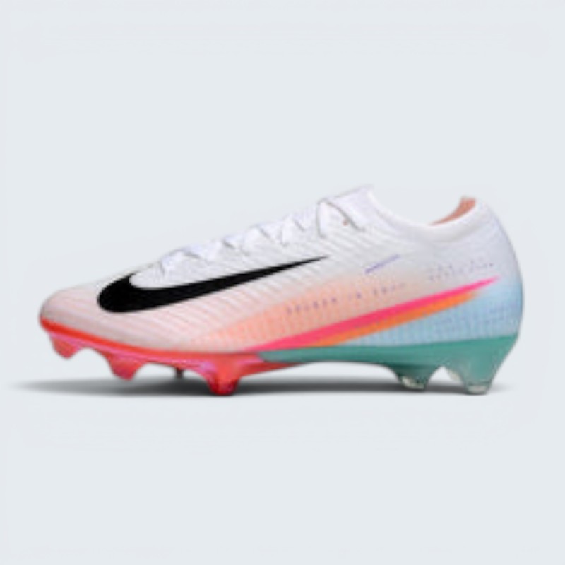 Nike Air Zoom Mercurial Vapor 16 Elite FG – Speed Football Boots (White Multi-Color)